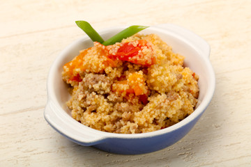 Couscous with meat