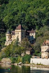 Fototapeta premium La Roque Gageac, one of the most beautiful villages of France, Dordogne region