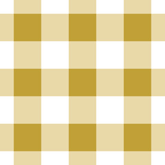 seamless white, dark and bright ocher tartan