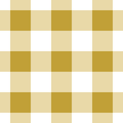 seamless white, dark and bright ocher tartan