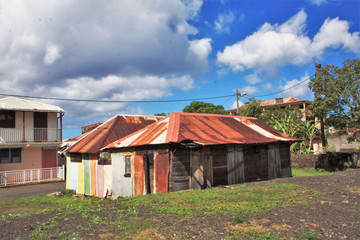 Fototapeta na wymiar Guadeloupe, Pointe Noire quartier est