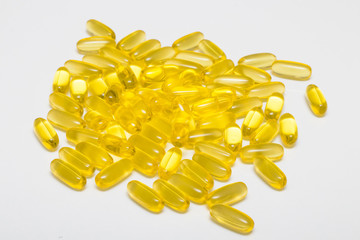 Omega-3 fish oil capsules