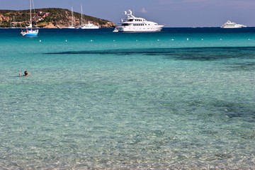 Spiaggia inSardegna-Italia