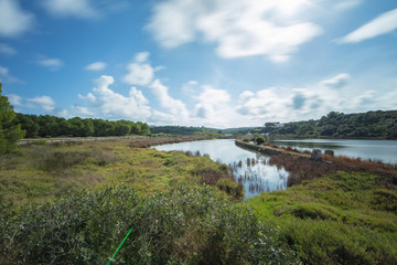Naklejka premium Es Grau, Parc Naturale de s'Albufera des Grau, Menorca, Long Exposure 20 sec