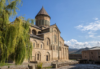 Fototapeta na wymiar Svetitskhoveli Cathedral in Mtskheta