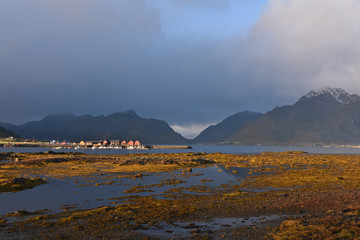 Litleidholmen in Lofoten, Norway