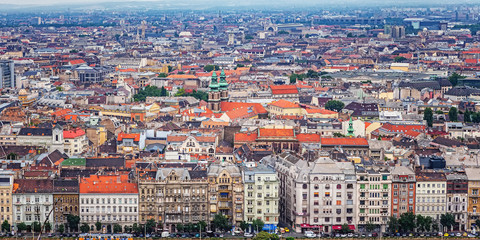 Panorama Cityscape of Budapest Inner City