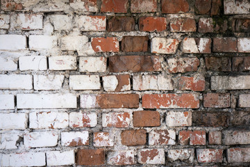 Background - the fragment of a brick wall.