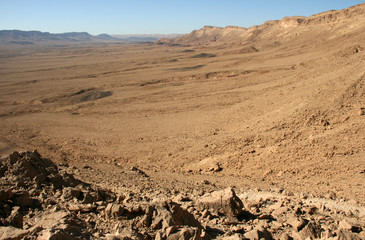 Blick in den Ramon-Krater, Israel