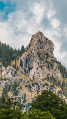 Fototapeta na wymiar Smartphone HD wallpaper of beautiful alpine view at Ettal - Bavaria - Germany