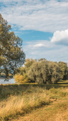 Smartphone HD wallpaper of beautiful view at Steinkirchen - Danube - Bavaria - Germany