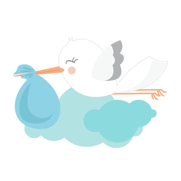 stork baby boy