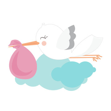 stork baby girl