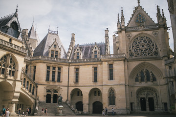 Fototapeta na wymiar Court of a castle