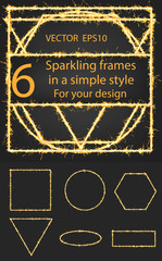 Sparkling frames collection