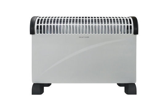 Electric heater battery. Radiator. Home electric heater convector isolated on white background. Equipment for rapid heating of the room