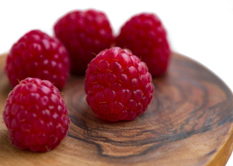 fresh raspberries