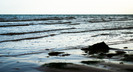 small waves on the sea surfacev