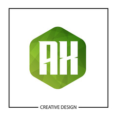 Initial Letter AX Logo Template Design Vector Illustration