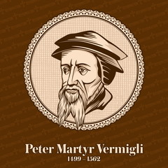 Peter Martyr Vermigli (1499 – 1562) was an Italian-born Reformed theologian. Christian figure.