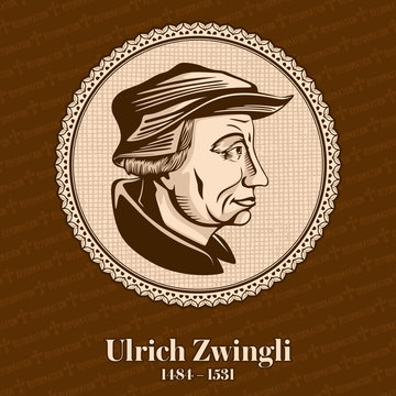 Ulrich Zwingli (1484 &ndash; 1531) was a leader of the Reformation in Switzerland. Christian figure.