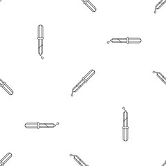 Pipette drop pattern seamless vector repeat geometric for any web design
