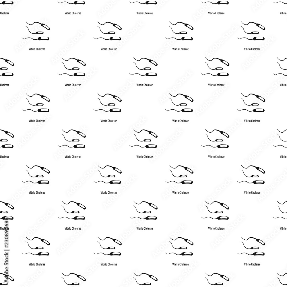 Poster vibrio cholerae pattern seamless vector repeat geometric for any web design
