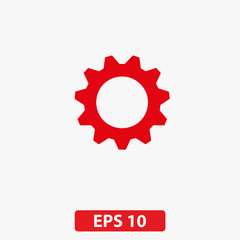 Gear icon. Vector