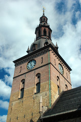 Fototapeta na wymiar Domkirke Cathedral in Oslo, Norway