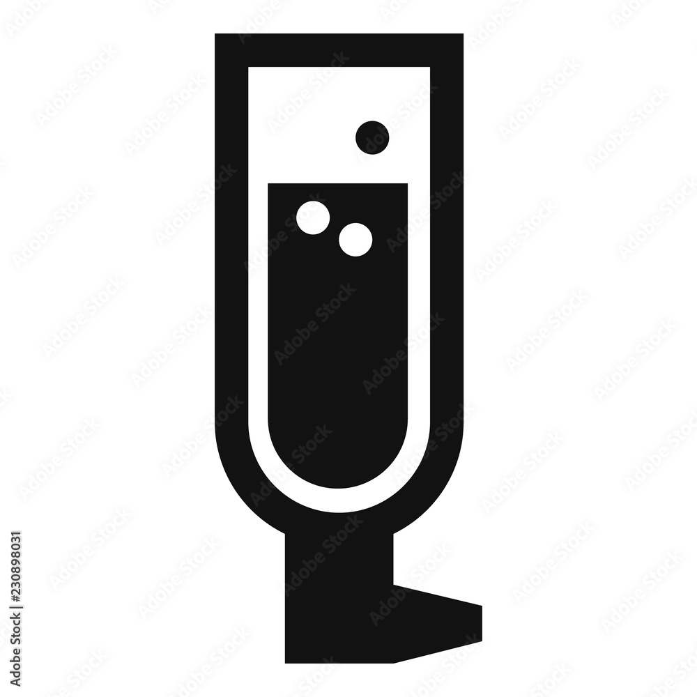 Poster inhaller icon. simple illustration of inhaller vector icon for web design isolated on white backgrou