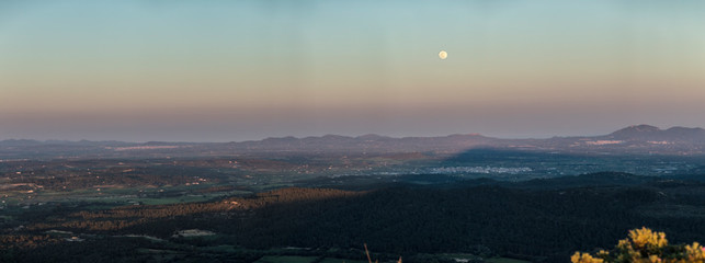 Obraz premium View from Randa, Mallorca