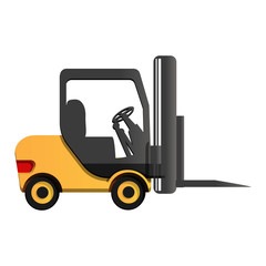 Lift machine icon. Cartoon of lift machine vector icon for web design isolated on white background