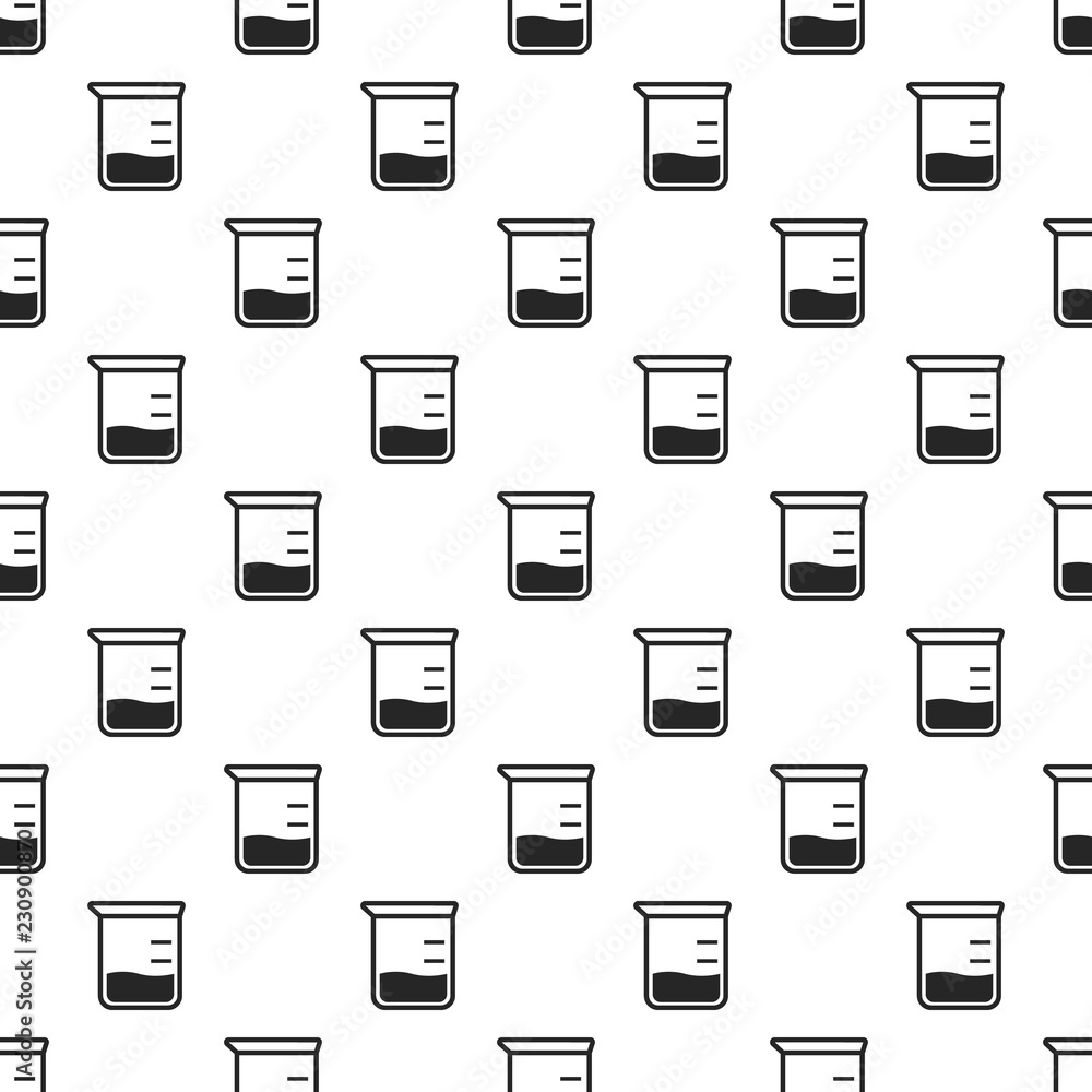 Poster chemical jug pattern seamless repeat background for any web design