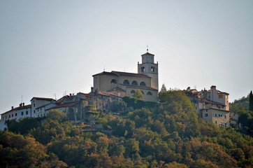 Naklejka premium Croatia. Between Mosenica Draga and Medway. Monastery of St. Anton