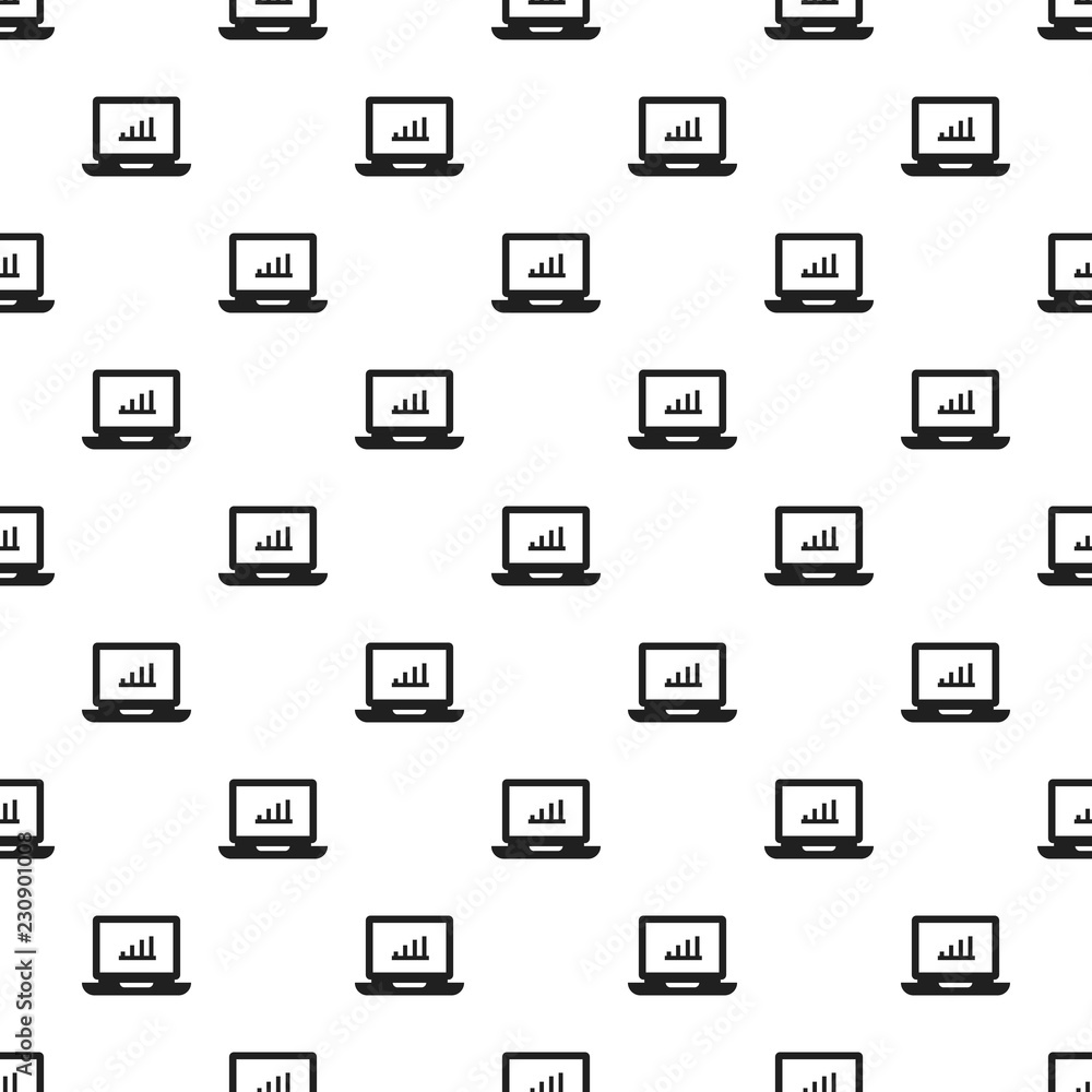 Poster laptop pattern seamless repeat background for any web design