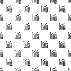 Money graph pattern seamless repeat background for any web design