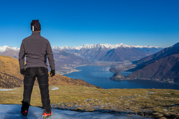 Fototapeta premium Trekking w Alpach
