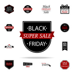 Black Friday Sale Abstract icon. black friday icons universal set for web and mobile