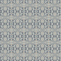 geometric continuous pattern with imitation of linen