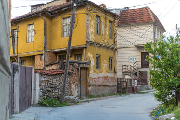 Old yellow house 