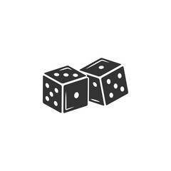 Dice for games icon. Element of airport icon for mobile concept and web apps. Detailed Dice for games icon can be used for web and mobile