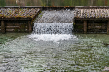 Schleuse am Schiederweiher