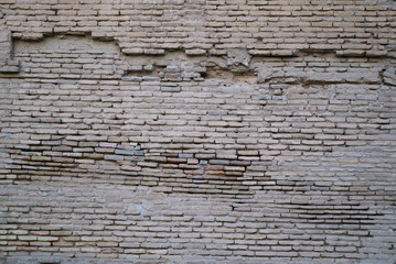 old brick wall, brickwork texture, old stone