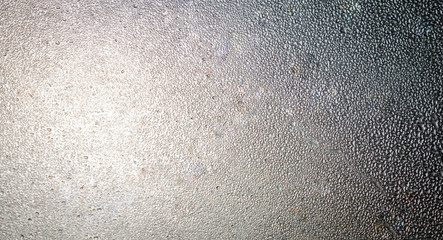 background. water drops on gray metal