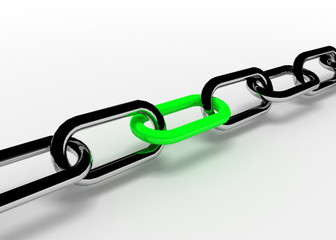 Obraz premium chain concept