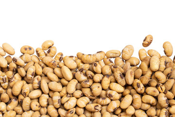 Fototapeta na wymiar Roasted soy beans for background