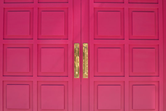 Close up Background Detail of pink door