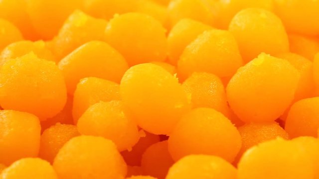 Thong yot or egg drop sweet, Thai dessert