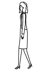 business woman avatar character