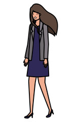 business woman avatar character